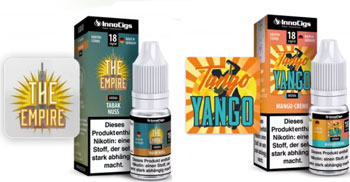 Innocigs Liquid mit 9 mg/ml Nikotin