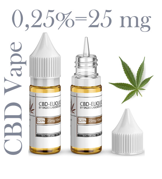 Valeo CBD mit 25mg Tabak und Frucht