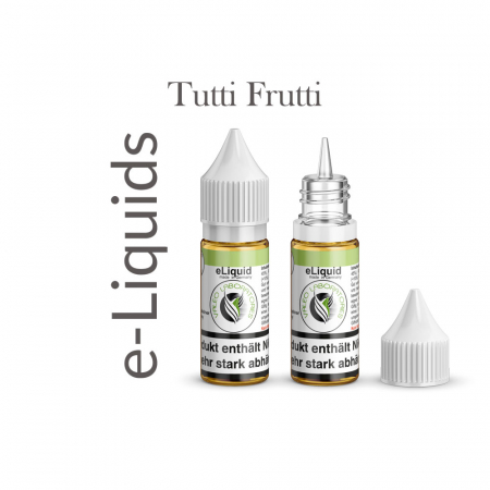 Nikotin Liquid Tutti Frutti mit 0mg