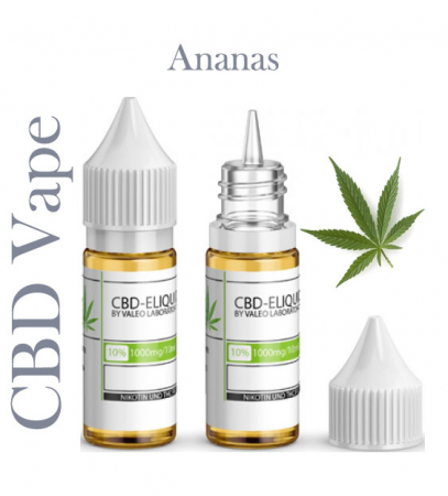 Valeo Liquid Ananas mit 1000mg CBD