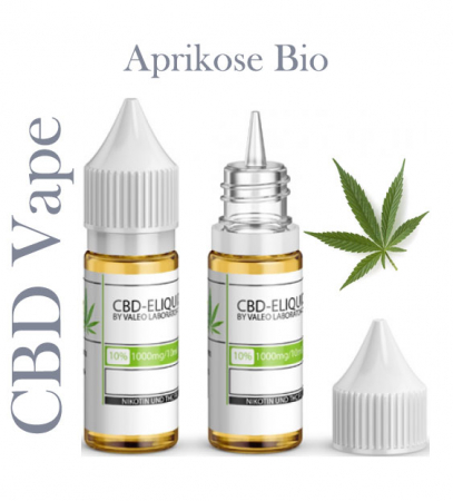 Valeo Liquid Aprikose Bio mit 1000mg CBD