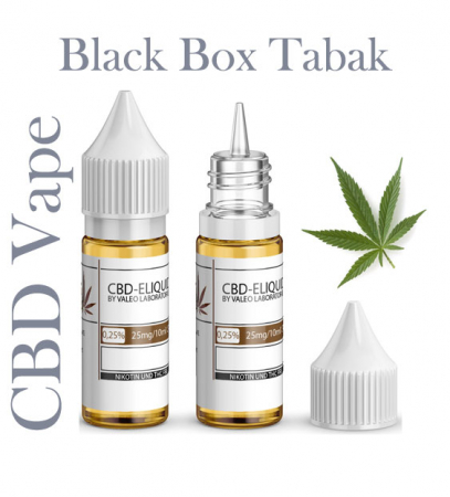 Valeo-Liquid Black Box mit 25mg CBD