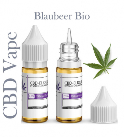 Valeo Liquid Blaubeer Bio mit 750mg CBD