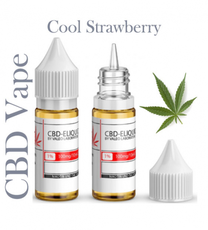 Valeo Liquid Cool Strawberry mit 100mg CBD