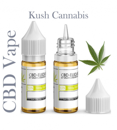 Valeo Liquid Kush Cannabis mit 50mg CBD