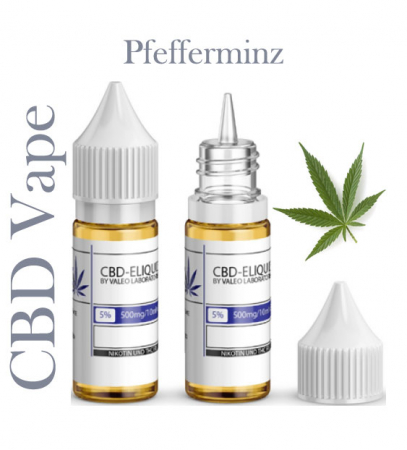 Valeo Liquid Pfefferminz mit 500mg CBD