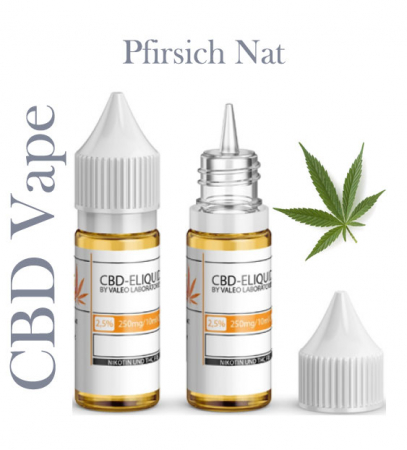 Valeo Liquid Pfirsich Nat mit 250mg CBD