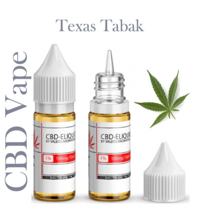 Valeo Liquid Texas Tabak mit 100mg CBD