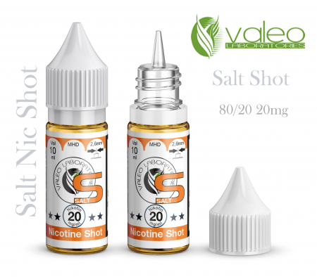10ml Nikotin Salt-Shot 20mg 80/20 von Valeo