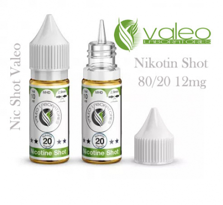 10ml Nikotin-Shot 12mg 80/20 von Valeo
