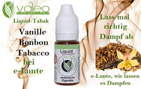 Valeo Liquid Bonbon Vanille Tabacco mit 9mg Nikotin
