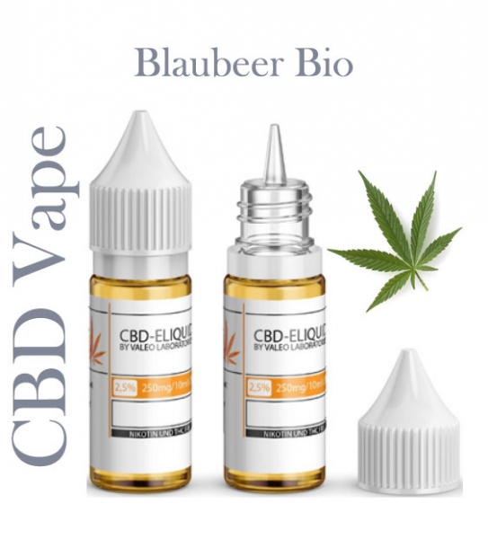 Valeo Liquid Blaubeer Bio mit 250mg CBD