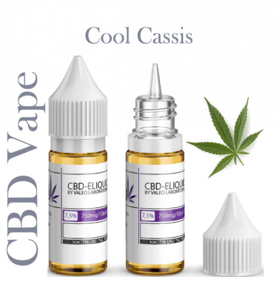 Valeo Liquid Cool Cassis mit 750mg CBD