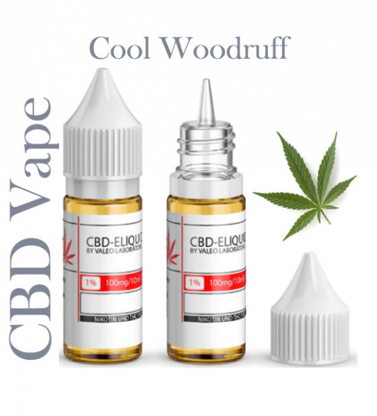 Valeo Liquid Cool Woodruff mit 100mg CBD