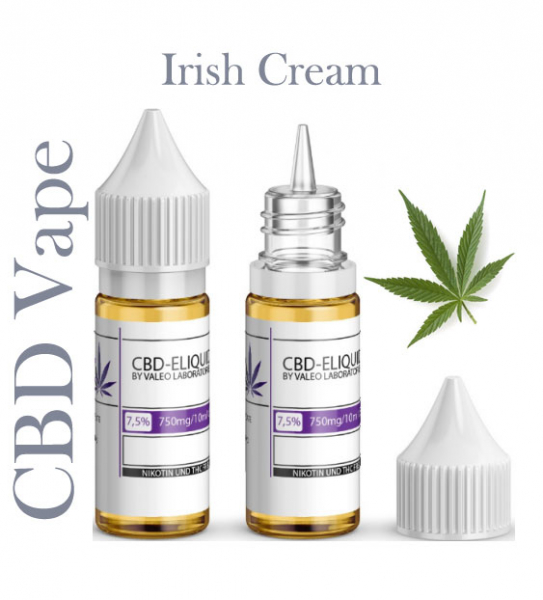 Valeo Liquid Irish Cream mit 750mg CBD