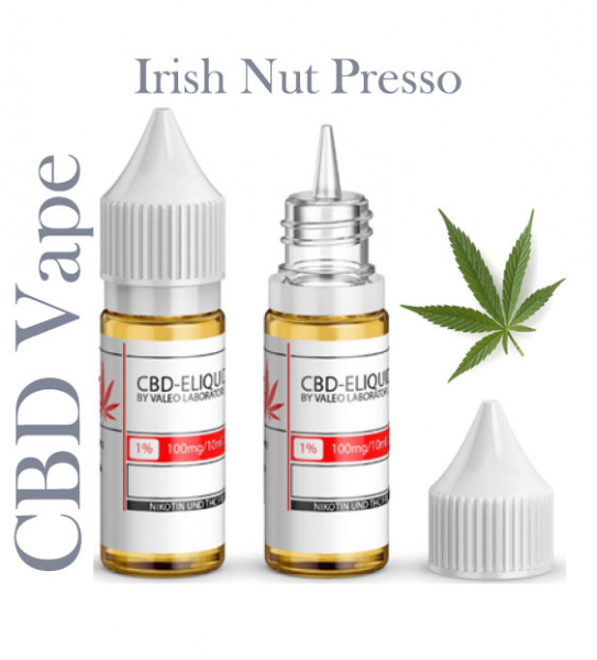 Valeo Liquid Irish Nut Presso mit 100mg CBD