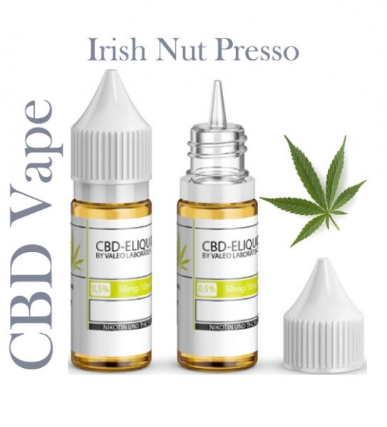 Valeo Liquid Irish Nut Presso mit 50mg CBD