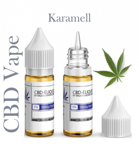 Valeo Liquid Karamell mit 500mg CBD