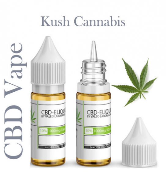 Valeo Liquid Kush Cannabis mit 1000mg CBD