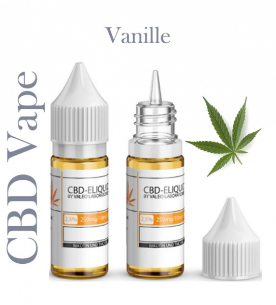 Valeo Liquid Vanille mit 250mg CBD