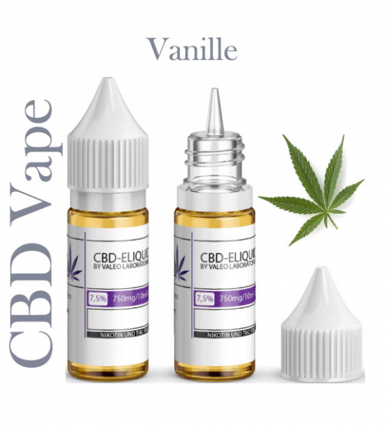 Valeo Liquid Vanille mit 750mg CBD