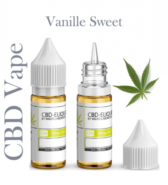 Valeo Liquid Vanille Sweet mit 50mg CBD