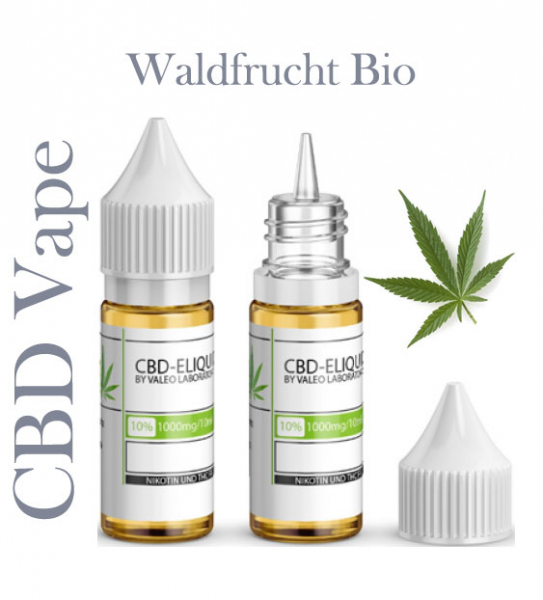 Valeo Liquid Waldfrucht Bio mit 1000mg CBD