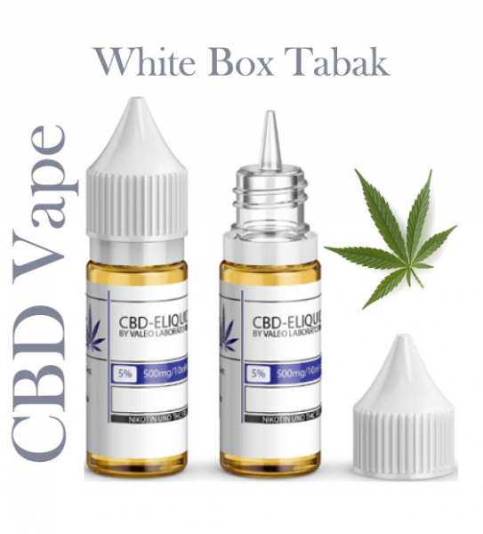 Valeo Liquid White Box Tabak mit 500mg CBD