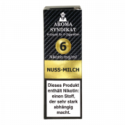 Aroma Syndikat Nuss-Milch E-Zigaretten Liquid  6 mg/ml